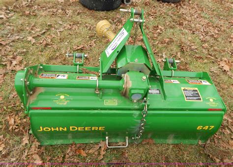 John Deere 647 rotary tiller | Item H3875 | 1-22-2014