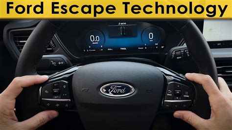 Steering Wheel and Cluster in the Ford Escape | (2023-2024 models) - YouTube