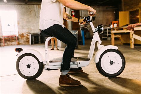 fido is a fetching electric scooter built to outrun its gas-powered counterparts