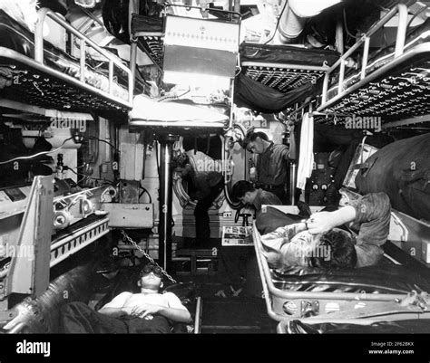 WWII, Submarine Crew Quarters, 1940s Stock Photo - Alamy