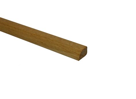 Prefinished White Oak Reserve 3/4 in. Tall x 0.5 in. Wide x 6.5 ft. Length Shoe Molding | LL ...