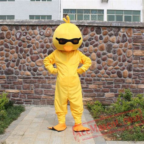 Yellow Duck Mascot Costume for Adult