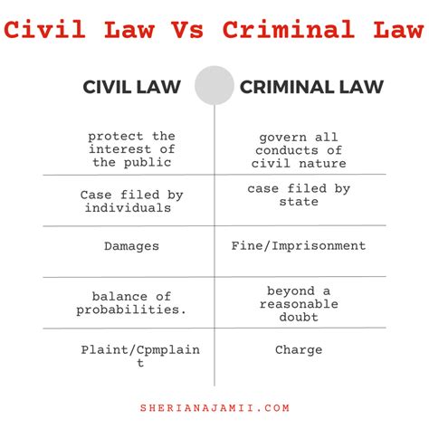 Civil Law Vs Criminal Law 2024 (guide + Examples) | Sheria Na Jamii