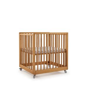 Solid Wood Baby Crib | Modern, Natural Wood Baby Crib