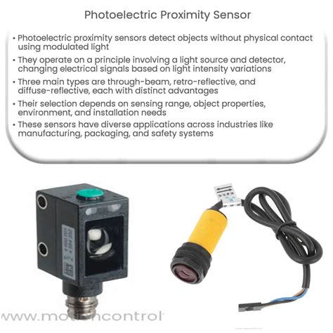 Photoelectric Proximity Sensor | How it works, Application & Advantages