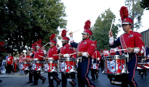 Marching band partners with Yamaha for percussion instruments - Fresno State News