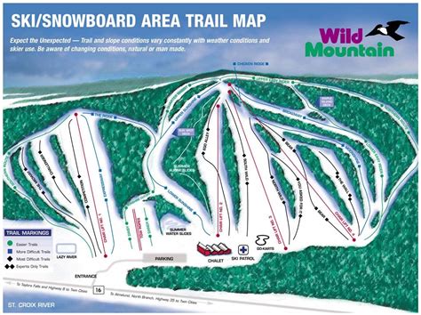 Wild Mountain Ski and Snowboard Area Ski Resort Guide, Location Map ...