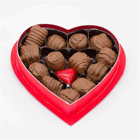 Valentine's 8oz. Milk Chocolate Variety Heart Box | Wilson Candy