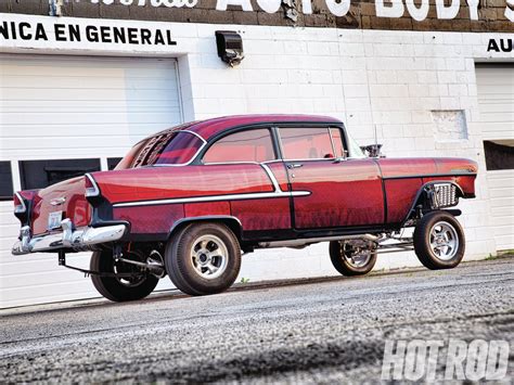 1955, Chevrolet, Hot, Rod, Rods, Retro, Drag, Racing, Race, Gasser ...