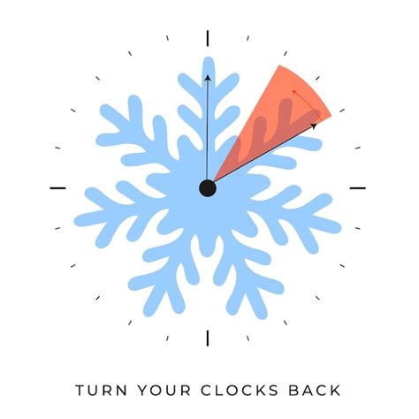 Premium Vector | Fall back vector illustration clock