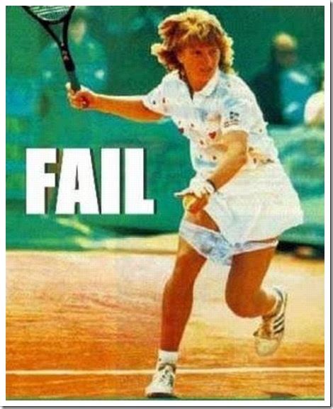 Funny Tennis Fail ~ laughing