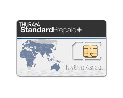 Thuraya Standard Prepay Plus SIM Card | NorthernAxcess