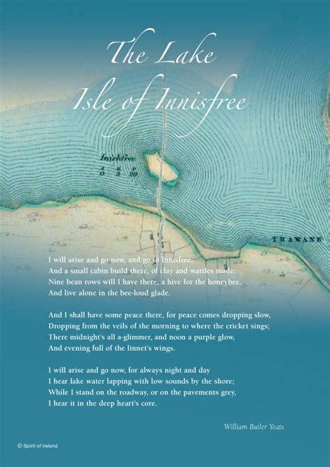 The Lake Isle of Innisfree is arguably Yeats best known and most loved poem. The antiquarian map ...