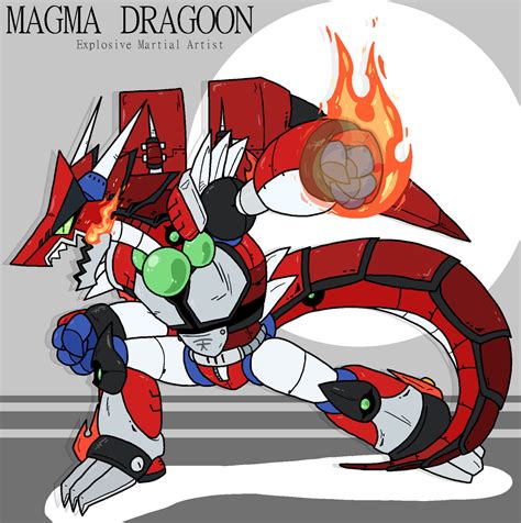 Magma Dragoon by Bahamutgreen on DeviantArt