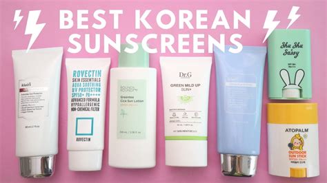 Best Korean Sunscreen for Every Skin Type for 2020! - YouTube