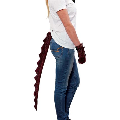 Adult Dragon Tail Costume Accessory Red - Walmart.com