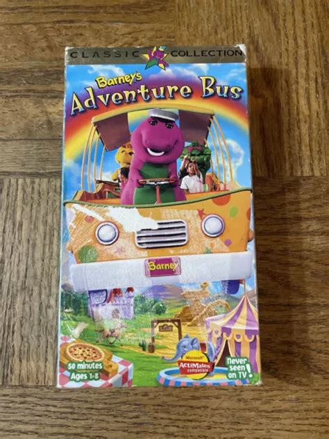 BARNEY ADVENTURE BUS VHS $41.71 - PicClick AU