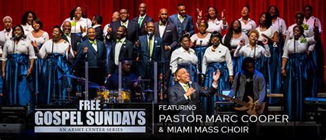 Free Gospel Sundays Featuring Pastor Marc Cooper & Miami Mass Choir! – Premier Guide Miami