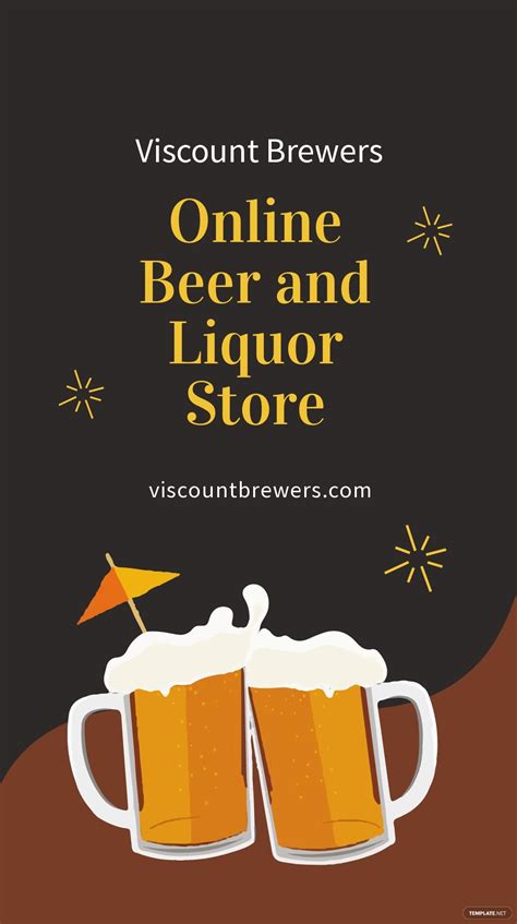 FREE Online Beer Store Templates & Examples - Edit Online & Download | Template.net