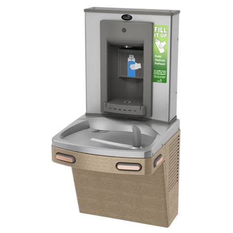 Oasis PGSBF Drinking Fountain with Bottle Filler in Sandstone Finish – equipartsdrinkingfountains