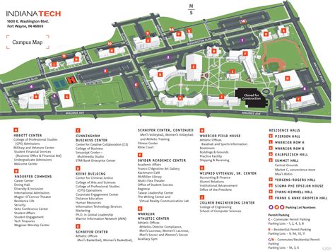 University Of De Campus Map