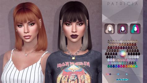 P A T R I C I A Hairstyle | Sims hair, Sims 4 characters, Sims 4 toddler