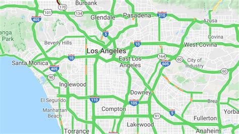 Southern California Freeway Map