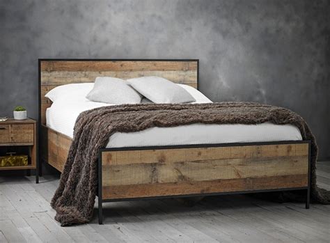 LPD Hoxton 4ft6 Double Rustic Wooden Bed Frame by LPD Furniture