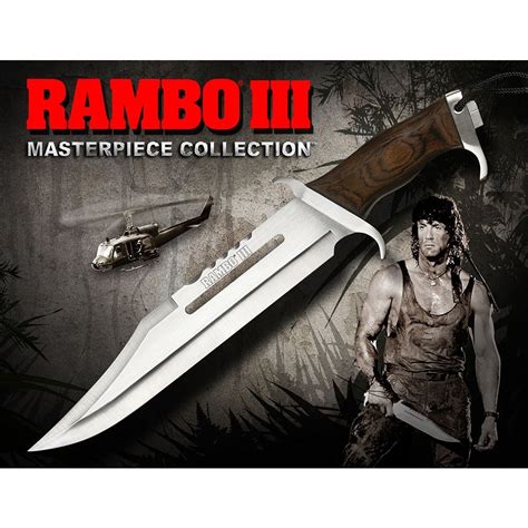 Rambo III 1/1 Replica Knife Masterpiece Collection HCG - Official