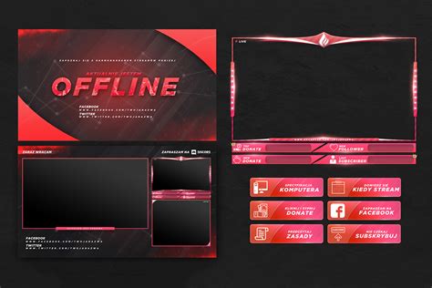 Free Twitch Stream Overlay Templates – Download PSD