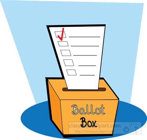 Voting Ballot Clipart