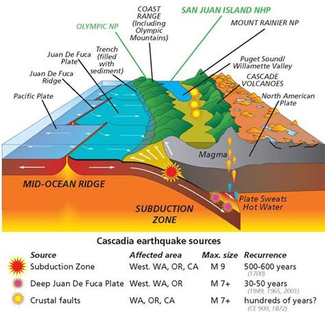 SLIDESHOW: Geologic illustrations explain the Cascadia subduction ...