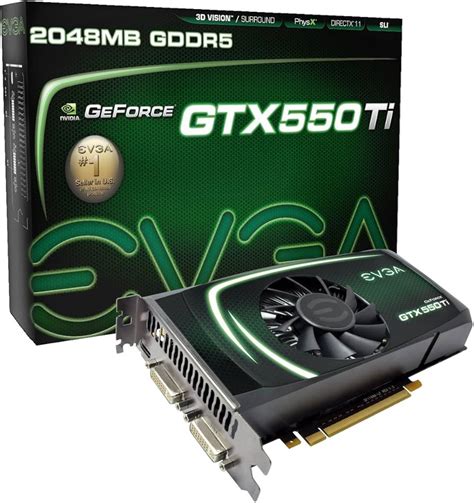 EVGA GeForce GTX 550 Ti 2048 MB GDDR5 PCI Express 2DVI/Mini-HDMI SLI ...