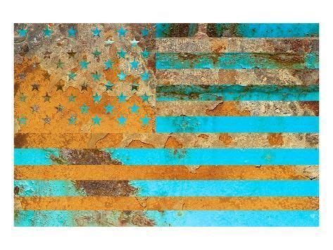 'Ironclad America' Art Print | Art.com | America art, Giclee print, Art ...