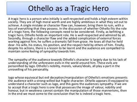 Tragic Hero In Othello | www.informationsecuritysummit.org