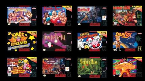 Super NES Classic Games - Everygeek