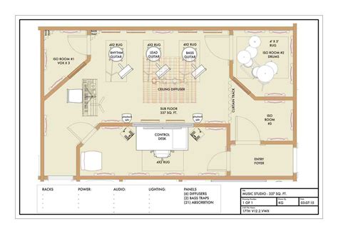 Recording Studio Floor Plans Design - Image to u