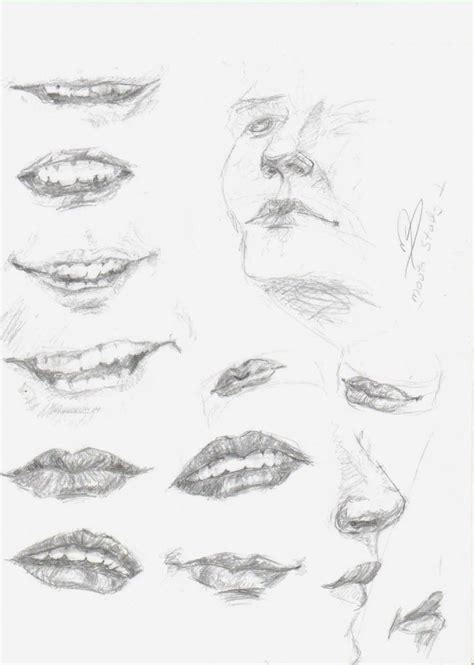 How To Draw Lips Smiling Without Teeth - Howto Techno