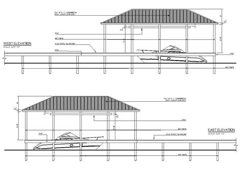 Boat dock design - CAD Files, DWG files, Plans and Details