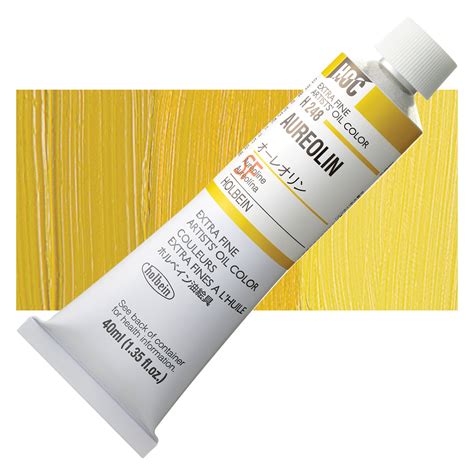 Holbein Artists' Oil Color - Aureolin, 40 ml tube | BLICK Art Materials