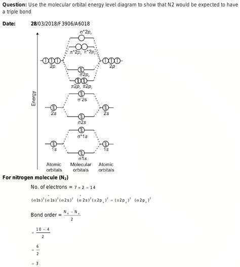 40 N2 Molecular Orbital Diagram - vrogue.co