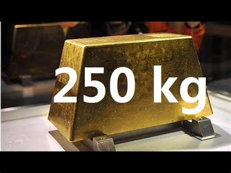 The Largest Gold Bar In The World Weighing 250 Kg -The, 51% OFF