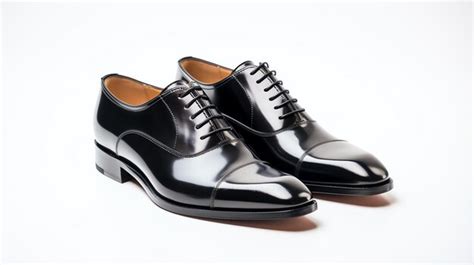 Premium AI Image | a pair of black shiny shoes