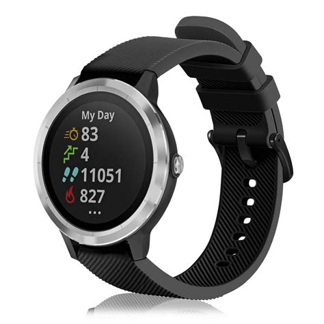 Soft Silicone Band Strap for Garmin Vivoactive 3 / Forerunner 245 ...