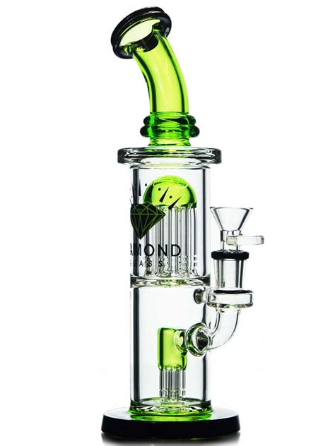 Best Double Perc Dab Rig by Diamond at– Badass Glass