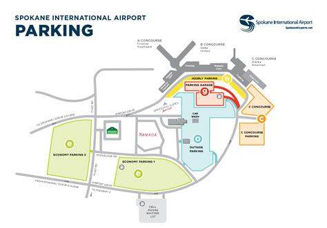 Spokane Intl Airport > Parking and Transportation > Parking Info | Airport parking ...