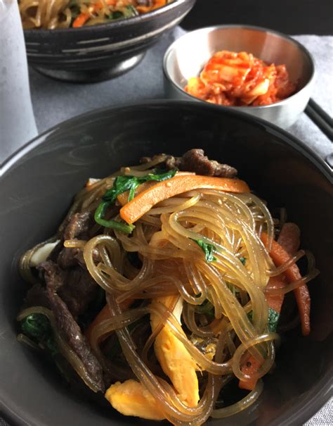 Korean Sweet Potato Noodles (Japchae) | A Day In the Kitchen