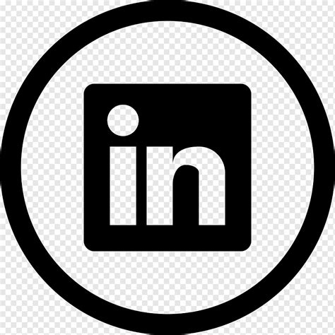 In, linkedin, media, share, social, work, Social media (black) icon, png | PNGWing