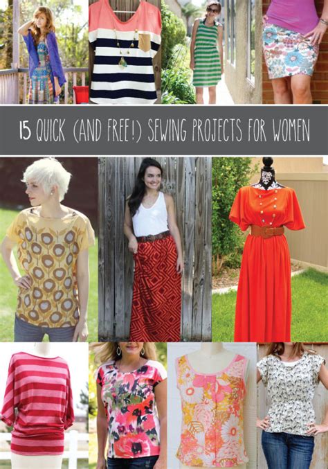 15 Quick Sewing Projects for Women