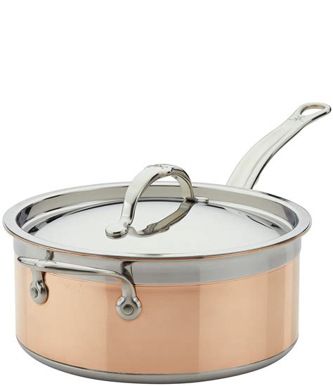 Hestan CopperBond Induction Copper 4-Quart Saucepan with Helper Handle | Dillard's